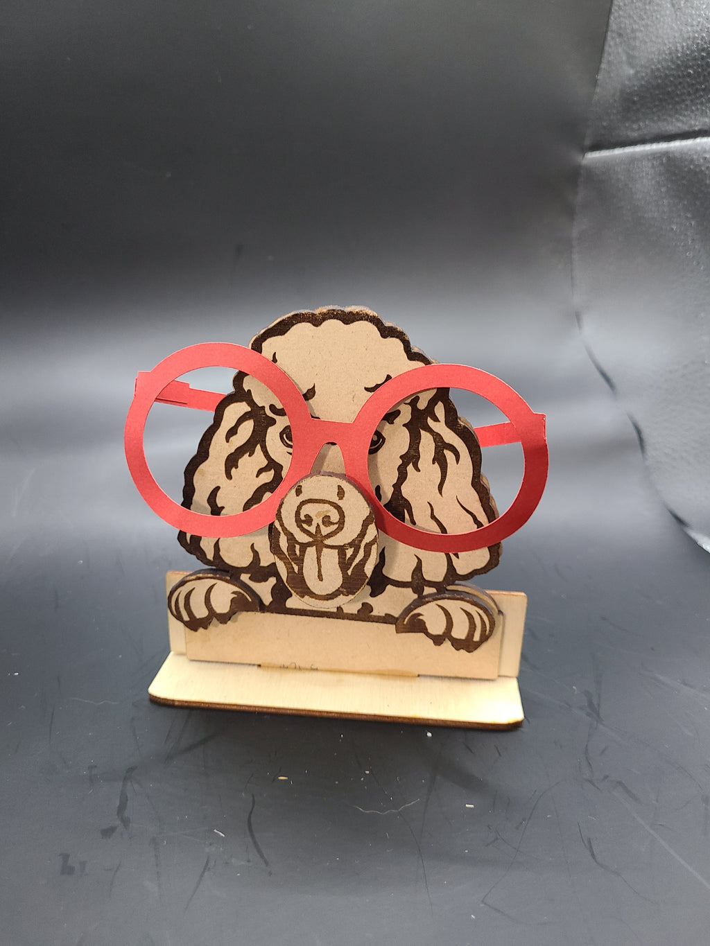 poodle eyeglass holder